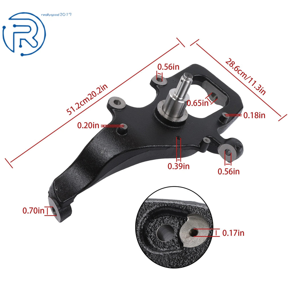 2in Front Drop Lowering Spindles for Ford F-150 2WD (2004-2008)