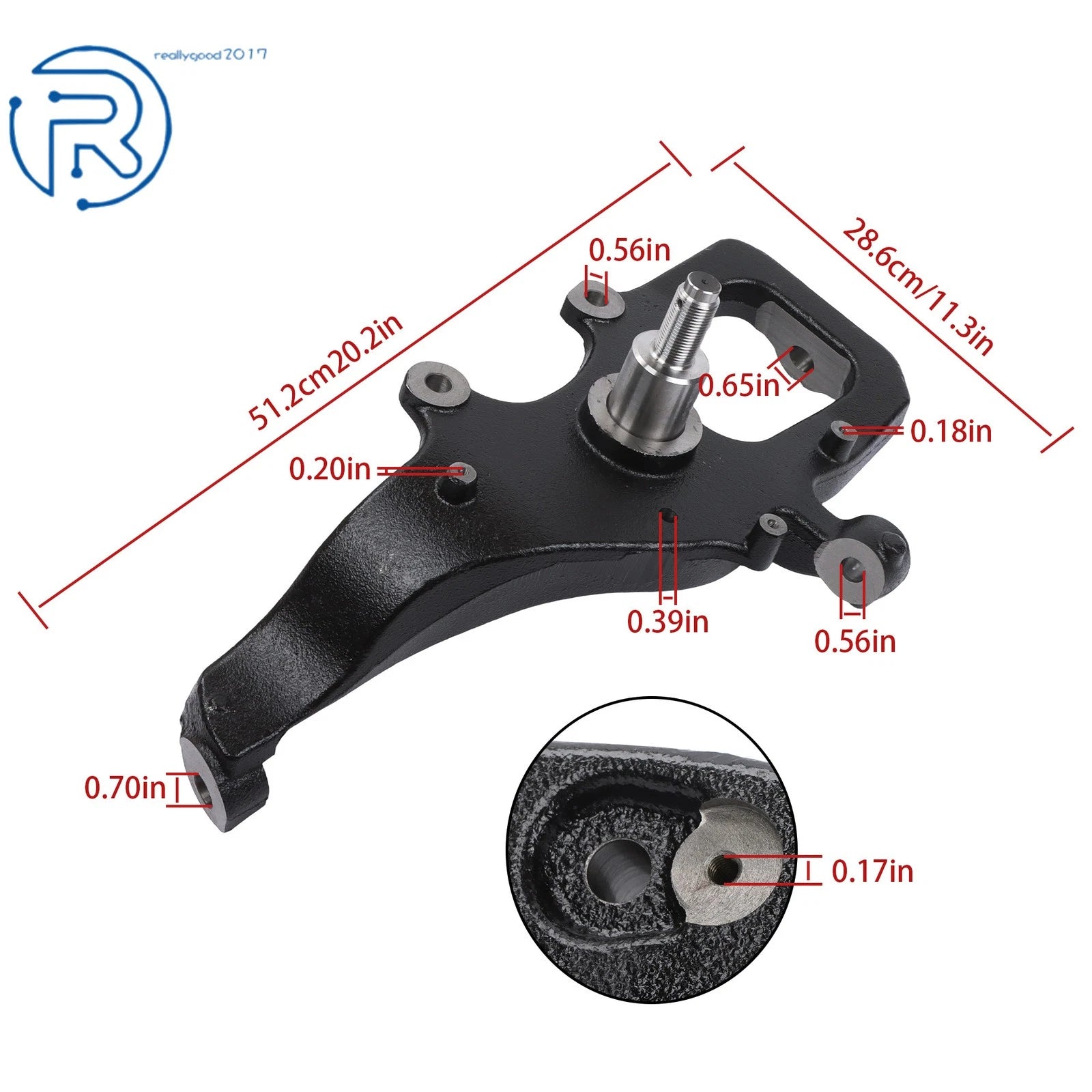 2in Front Drop Lowering Spindles for Ford F-150 2WD (2004-2008)