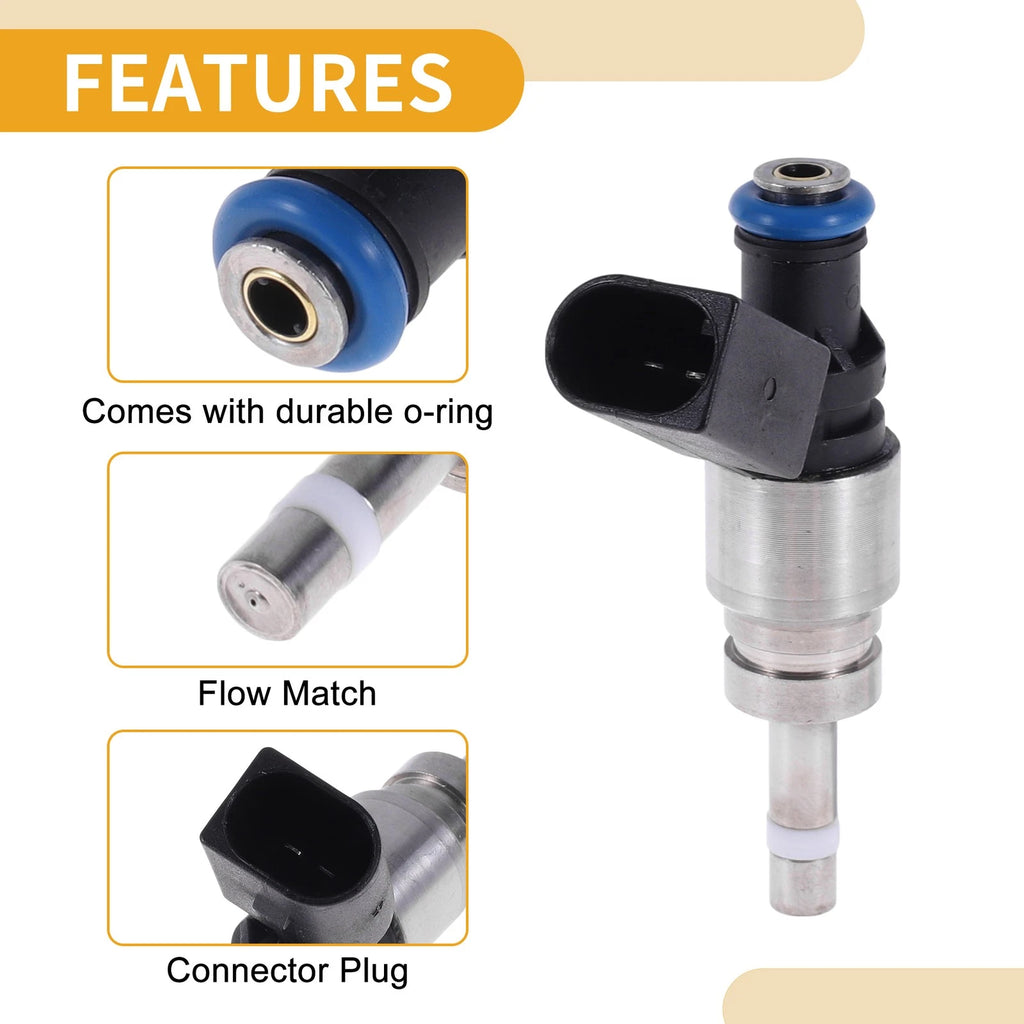 1 Pc Fuel Injector No.06E906036C for Audi A4 Quattro (2005–2009)