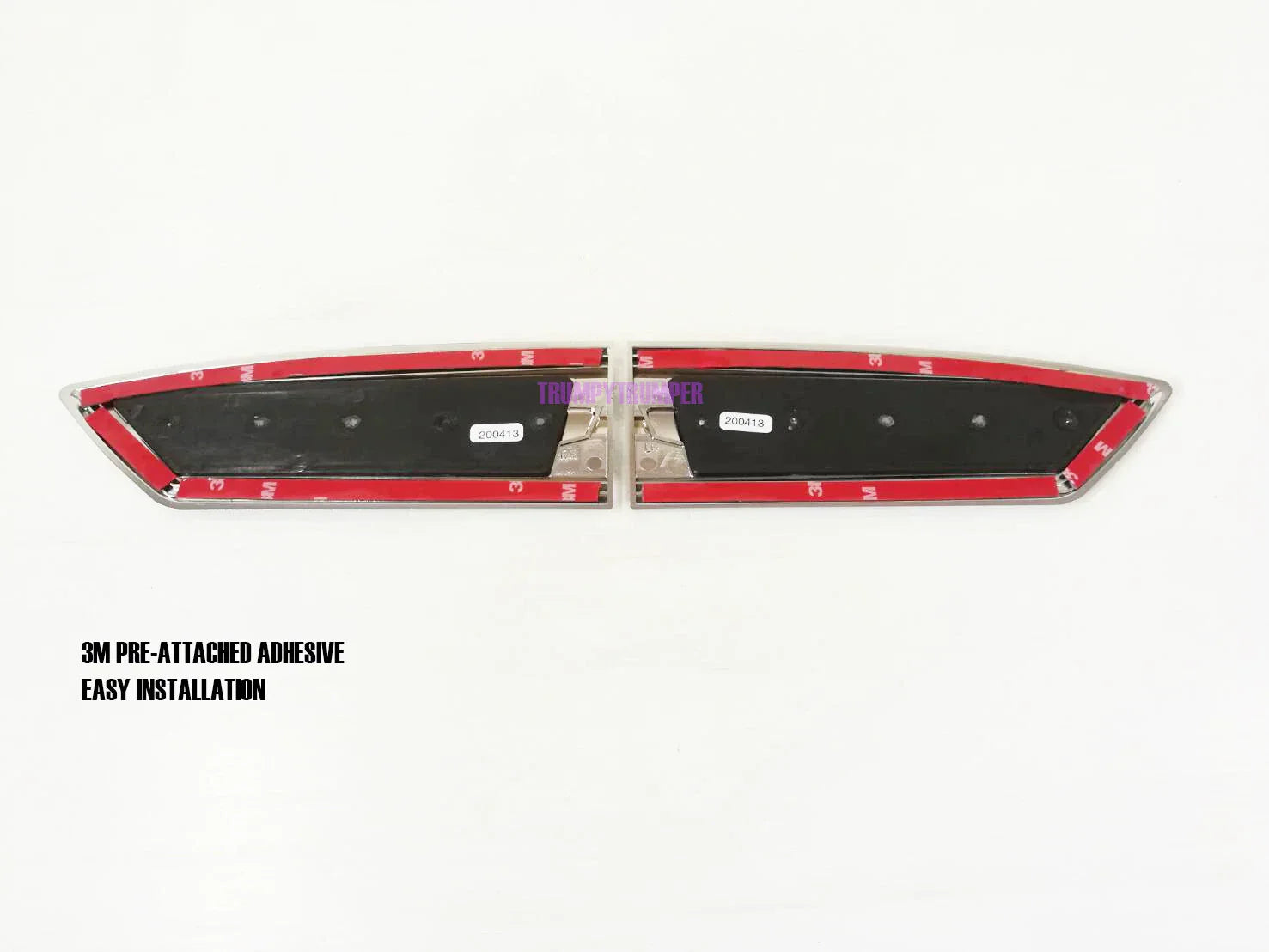 Chrome Side Vent Door Cover Trim for Toyota Hilux (2011-2014)