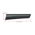 Front Right Door Lower Side Molding Trim for Honda Pilot (2019–2022) Black