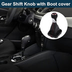 5 Speed Shift Knob with Boot Cover for Audi A3 S3 8P (2003–2013) Black Red