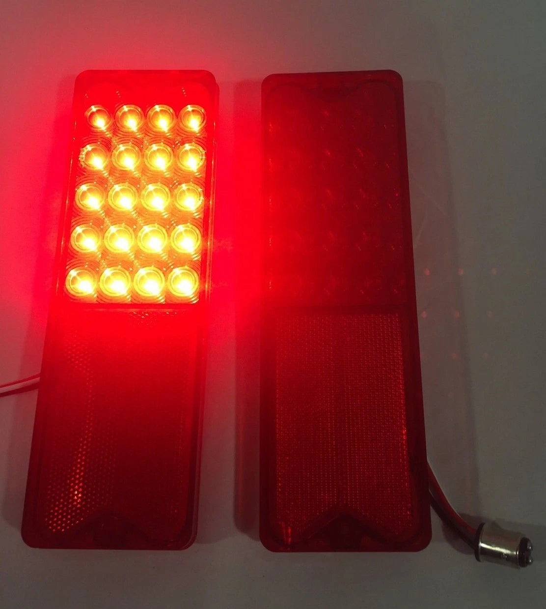 LED Brake Tail Lights Pair for 1967–1972 Chevrolet GMC Fleetside Pickup