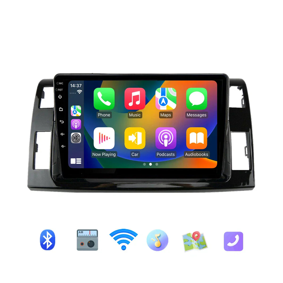10" Apple CarPlay Android Auto BT Head Unit for Toyota Estima Tarago (2006-2016)