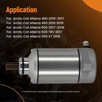Starter Motor for Arctic Cat 500 XT HDX (2013–2017) 3305-954 12V CW 10 Teeth