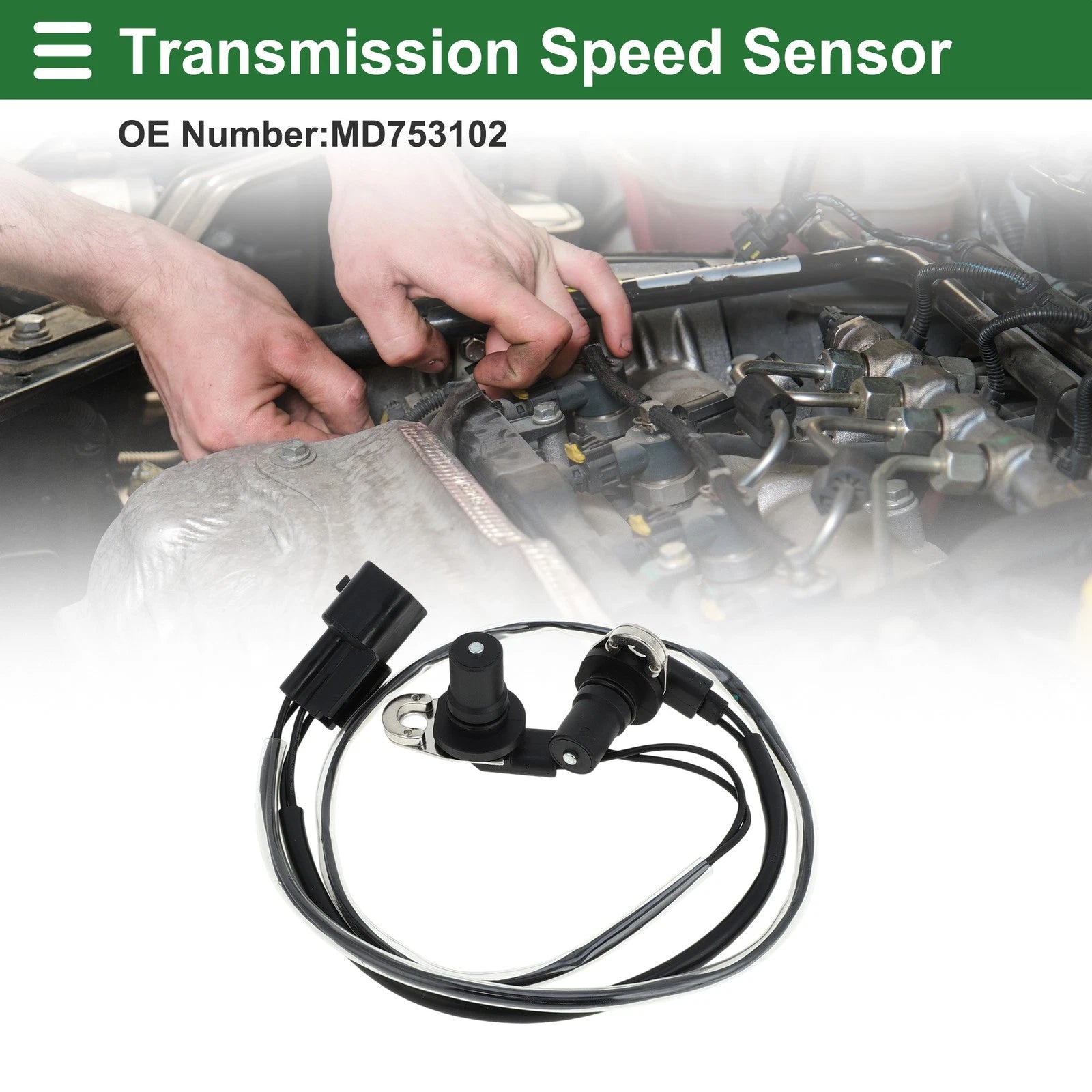 Generator Speed Sensor for Mitsubishi Galant (1993–1997) No.MD753102