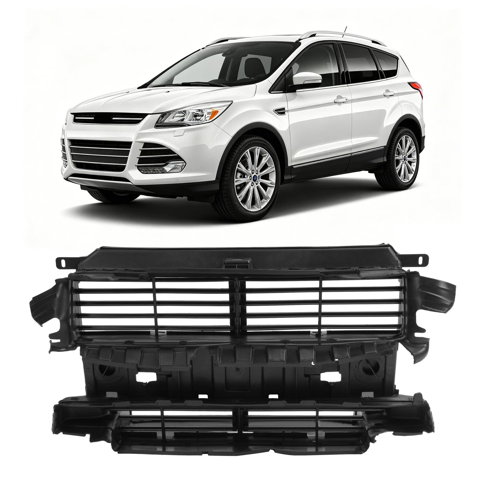 Radiator Active Grille Vent Shutter Assembly for Ford Escape (2013–2016)