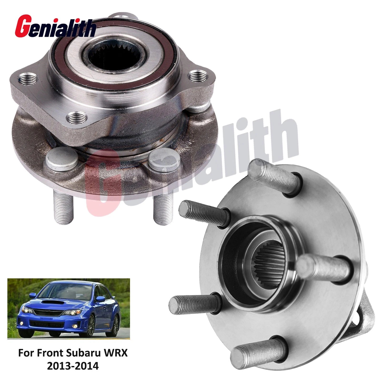 2X Front Wheel Hubs and Bearing Assembly 513303 for Subaru WRX (2013–2014)