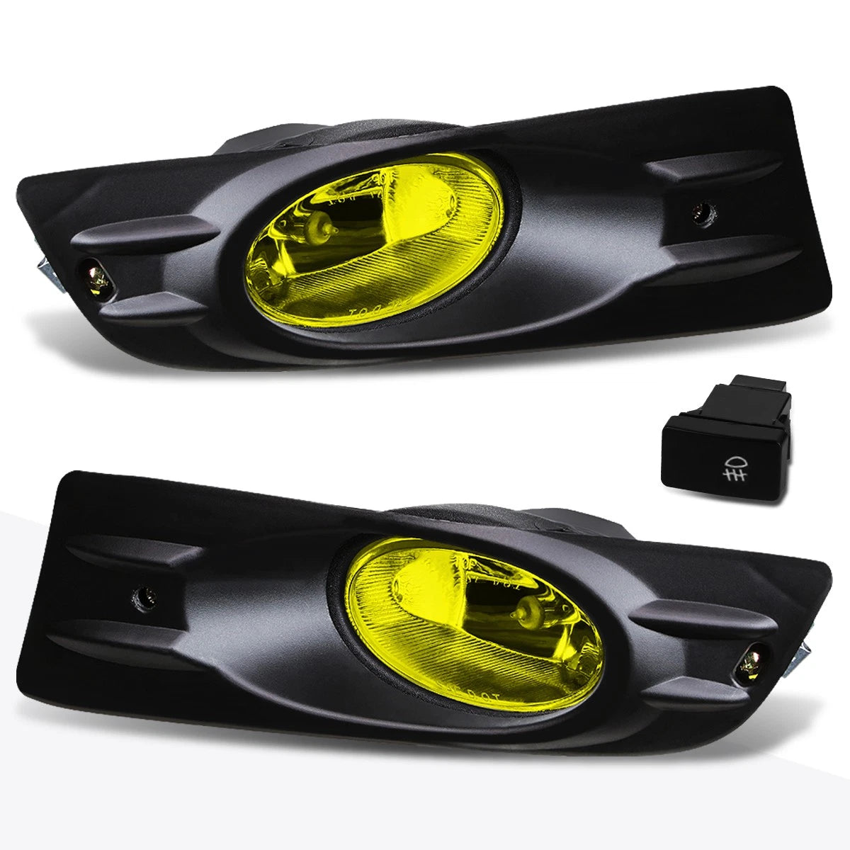 Fog Lights with Switch for Honda Accord 2Dr (2006–2007) - Amber Lens