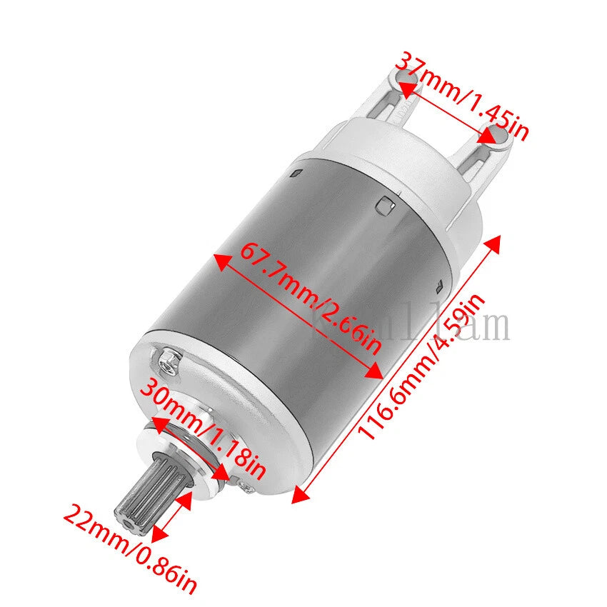 Starter Motor for Kawasaki ZX900 Ninja ZX-9R (1998–2003) / ZR1000 Z1000 (2003–2009)