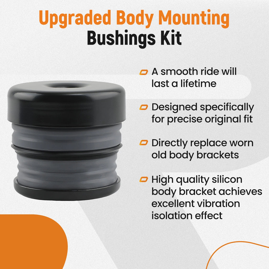 Silicone Body Mount Bushings Kit for Ford Super Duty F-250 (2008–2016)