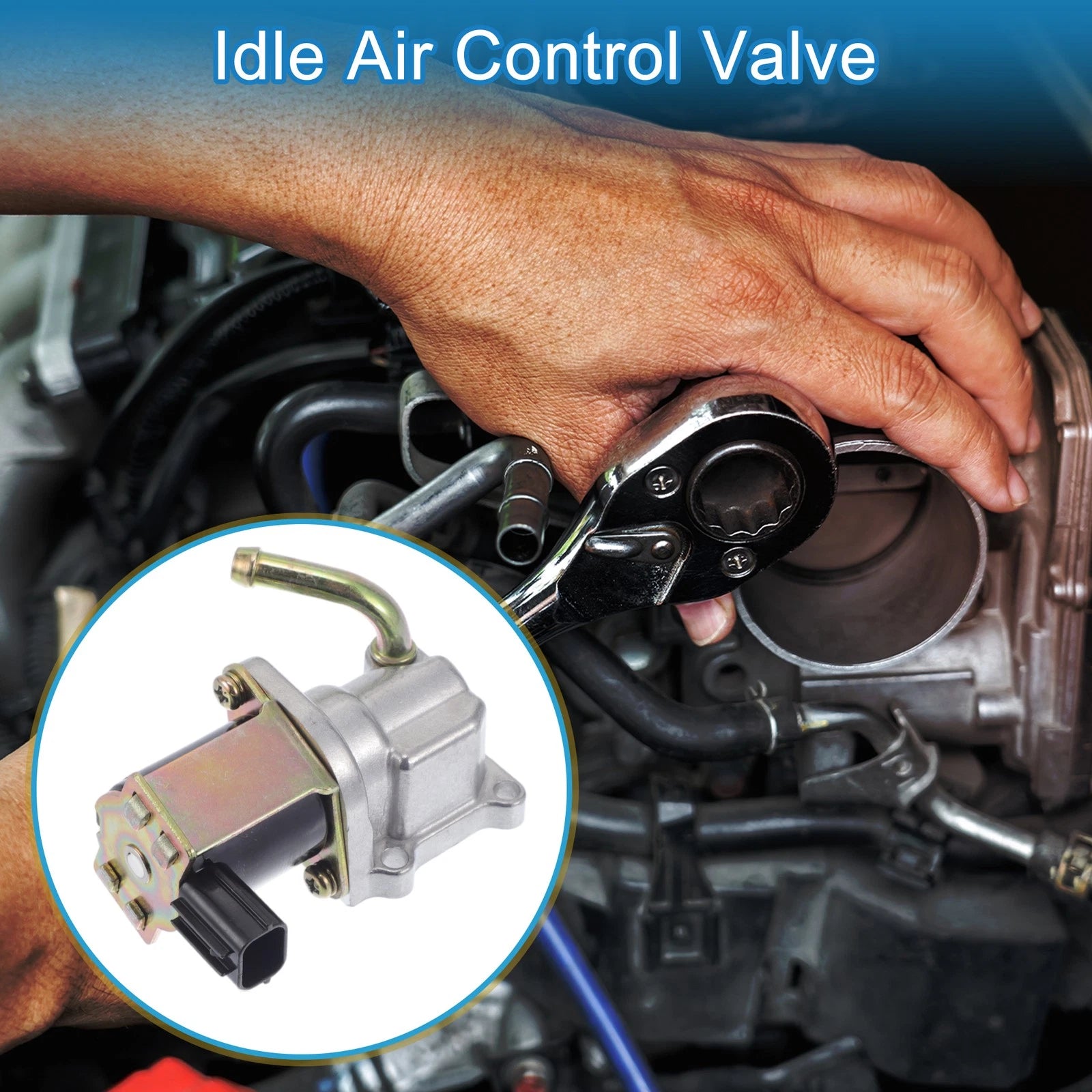 Idle Air Control Valve for Mazda Protege (1999–2003) No.FSN520660B