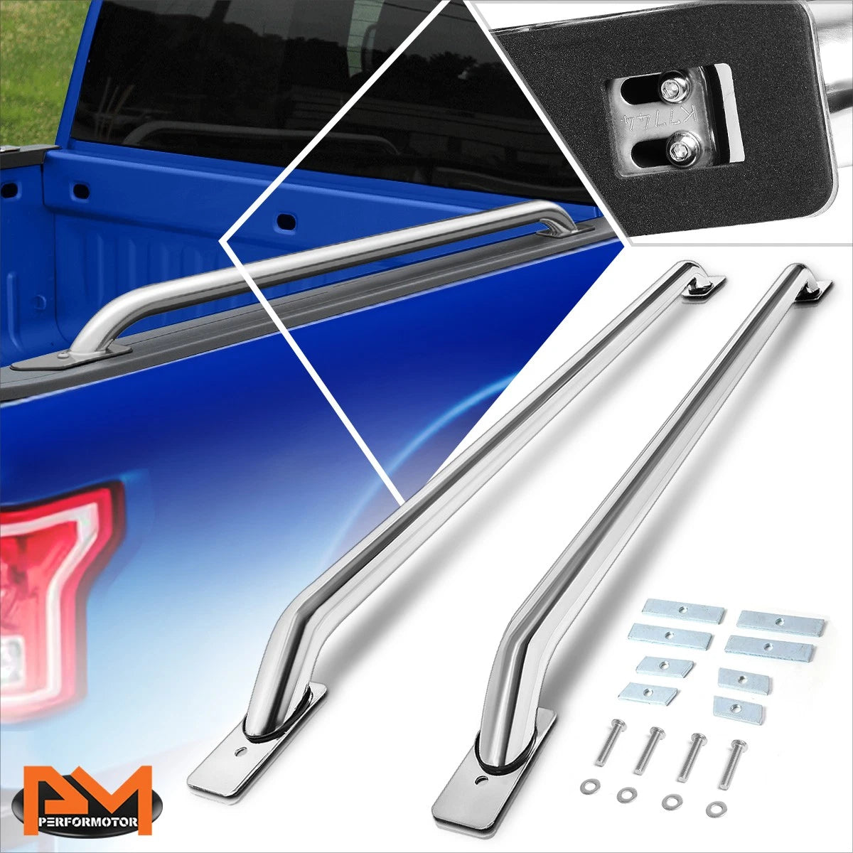Smoked Lens 3D Bar Full LED Tail Brake Lights for Silverado 1500 (2019–2024)