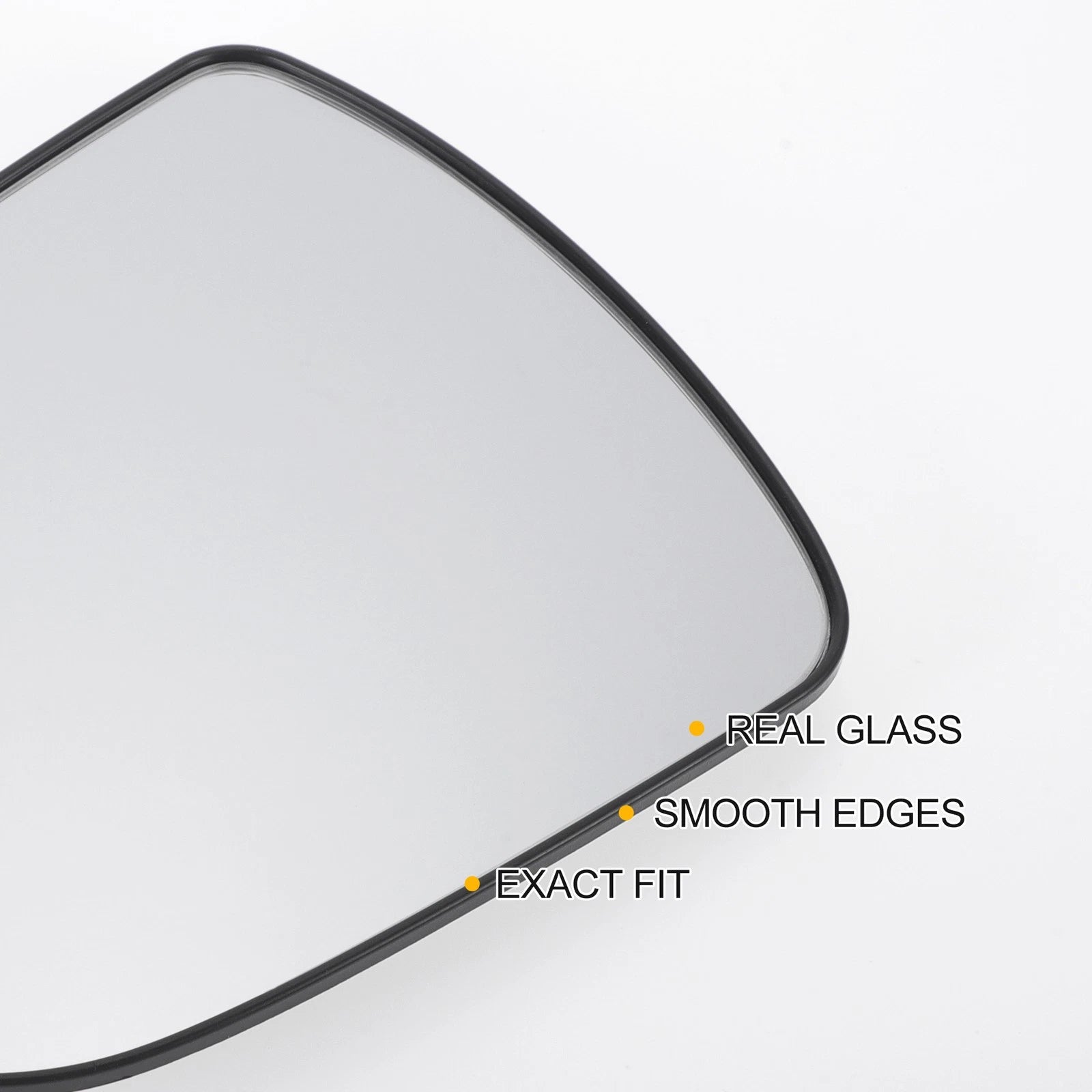 Heated Left Side White Mirror Glass for Hyundai i40 (2012–2020)