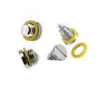 Set of 2 Lower Unit Drain Plugs for Mercruiser Alpha Outdrive (8M0058389, 10-79953Q04)