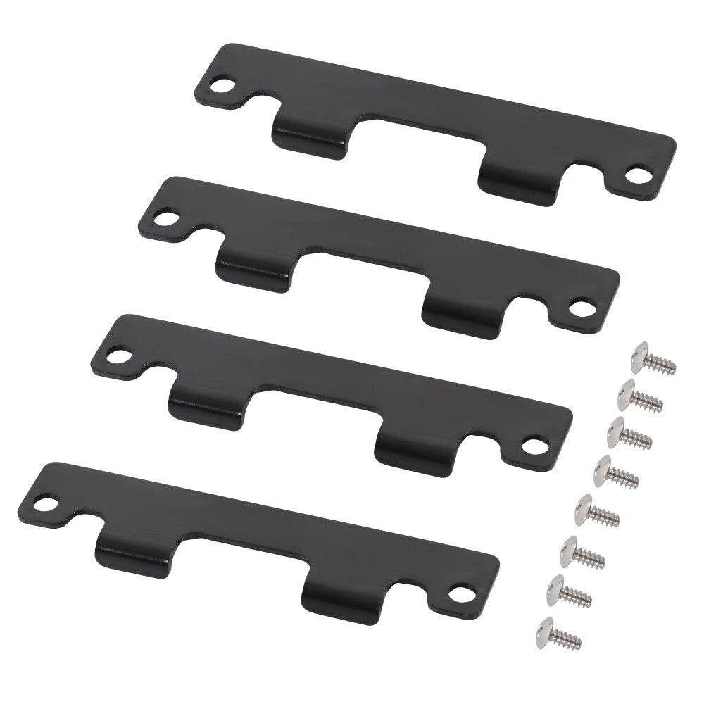 Tailgate Hinge Plates and Screws for Yamaha Rhino 450 600 700 (2004–2018)