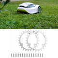 Heavy Duty Metal Cleats for Robotic Lawn Mowers (Efficiency Upgrade Kit)