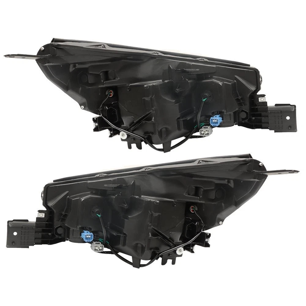 Set of 2 Chrome Housing LED Headlamps for Subaru Forester (2019–2020)