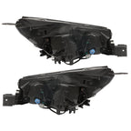 Set of 2 Chrome Housing LED Headlamps for Subaru Forester (2019–2020)