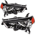 Projector Headlights Assembly Pair for Toyota 4Runner (2014–2020) Black