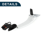 Rear Right Exterior Door Handle for BMW F07 F10 (2009–2017) No. 51217231934 White Silver Tone