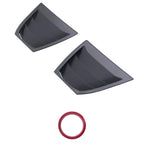 Carbon Fiber Look Side Window Louvers for Mazda 3 Axela (2014–2018)