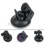 Suction Cup Mount for Dash Cam Holder - Black T Buckle