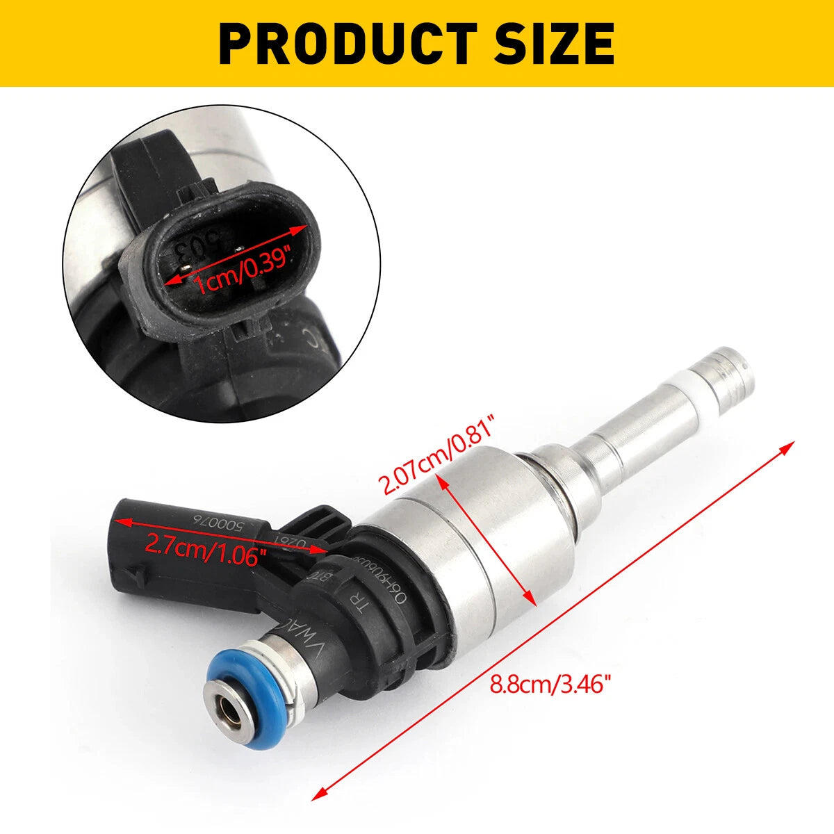 Set of 4 Fuel Injectors for Audi A4 TT VW Jetta Golf (2006–2013)