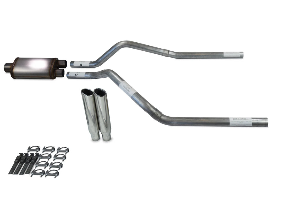 Dual Exhaust Kit for GMC Jimmy (2000–2004) - 2.5" Stainless Tips