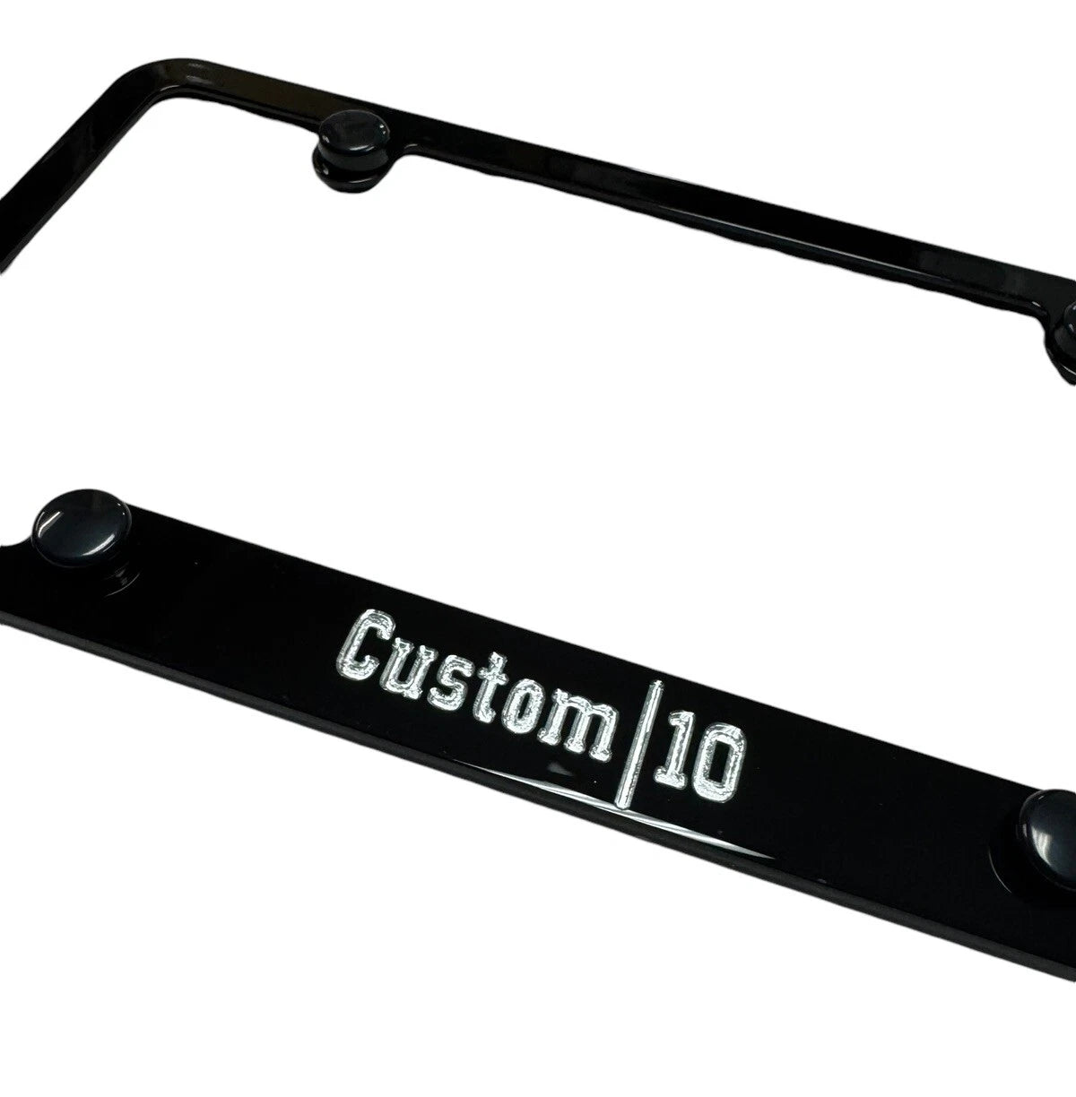 License Plate Frame Premium Engraved for Chevrolet Custom 10 (1980–1996)