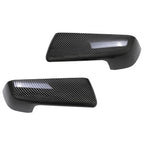 Upper Top Half Mirror Cover for GMC Sierra 1500 (2019-2024) Carbon Fiber