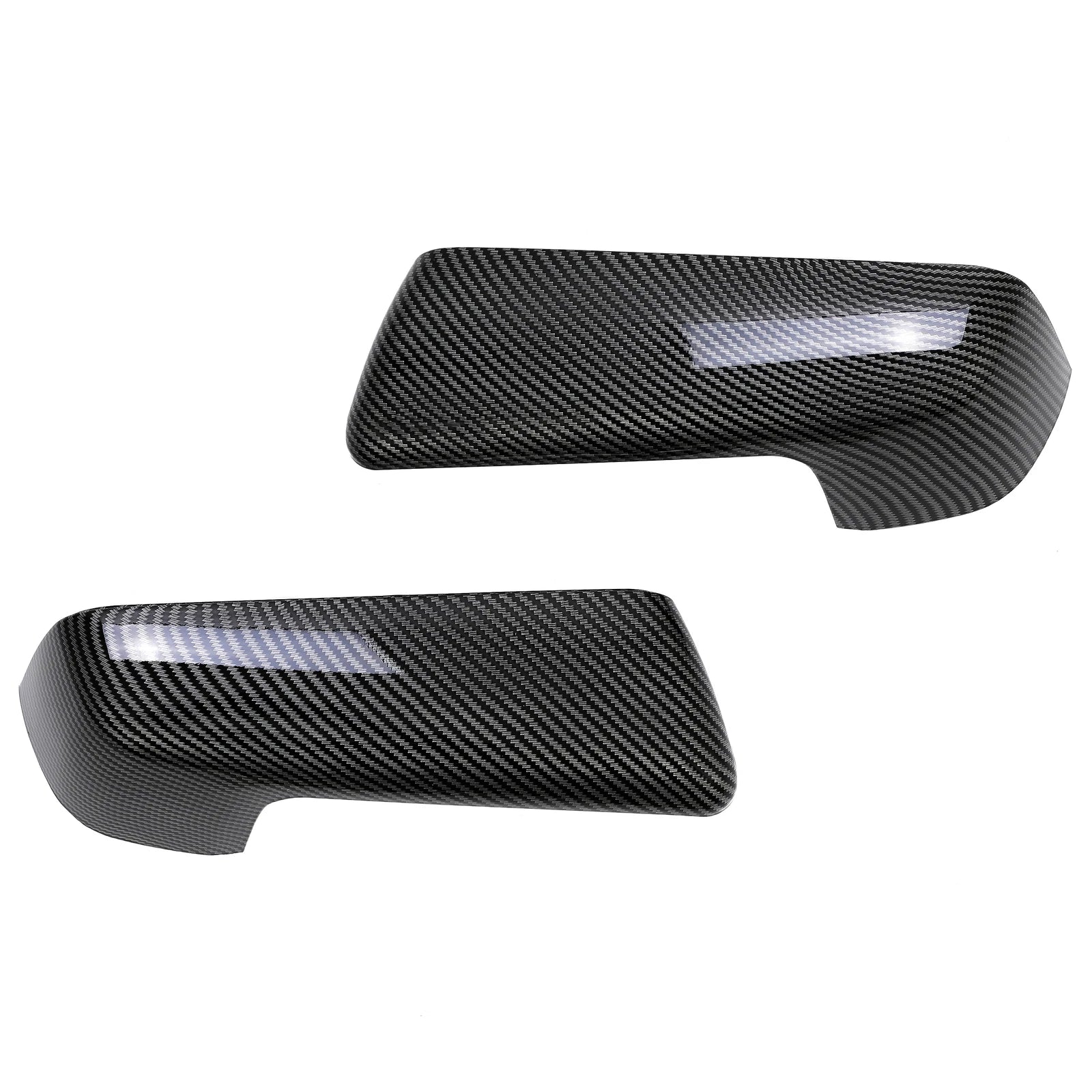 Upper Top Half Mirror Cover for GMC Sierra 1500 (2019-2024) Carbon Fiber