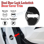 4PCS Door Lock Cover for Tesla Model 3 & Model Y (2017-2024)