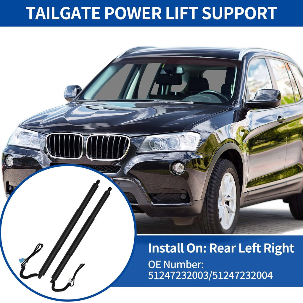 Set of 2 Rear LH RH Tailgate Power Lift Supports for BMW X3 F25 (2011–2017) No. 51247232003