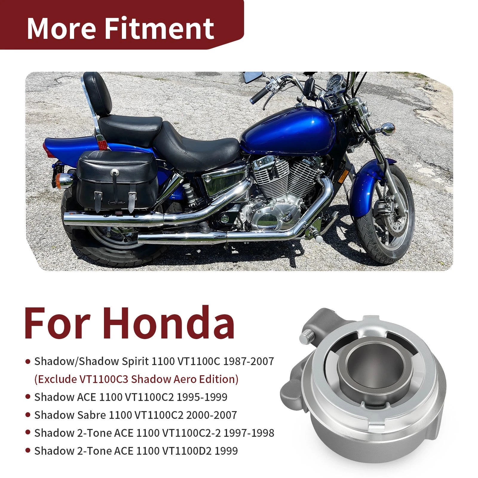 Speedometer Drive Gear Hub for Honda Shadow 1100 (1997–2003) 44800-MM8-003