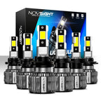 2X LED Headlight Bulbs Kit for NOVSIGHT (6500K, 72W, 15000LM)