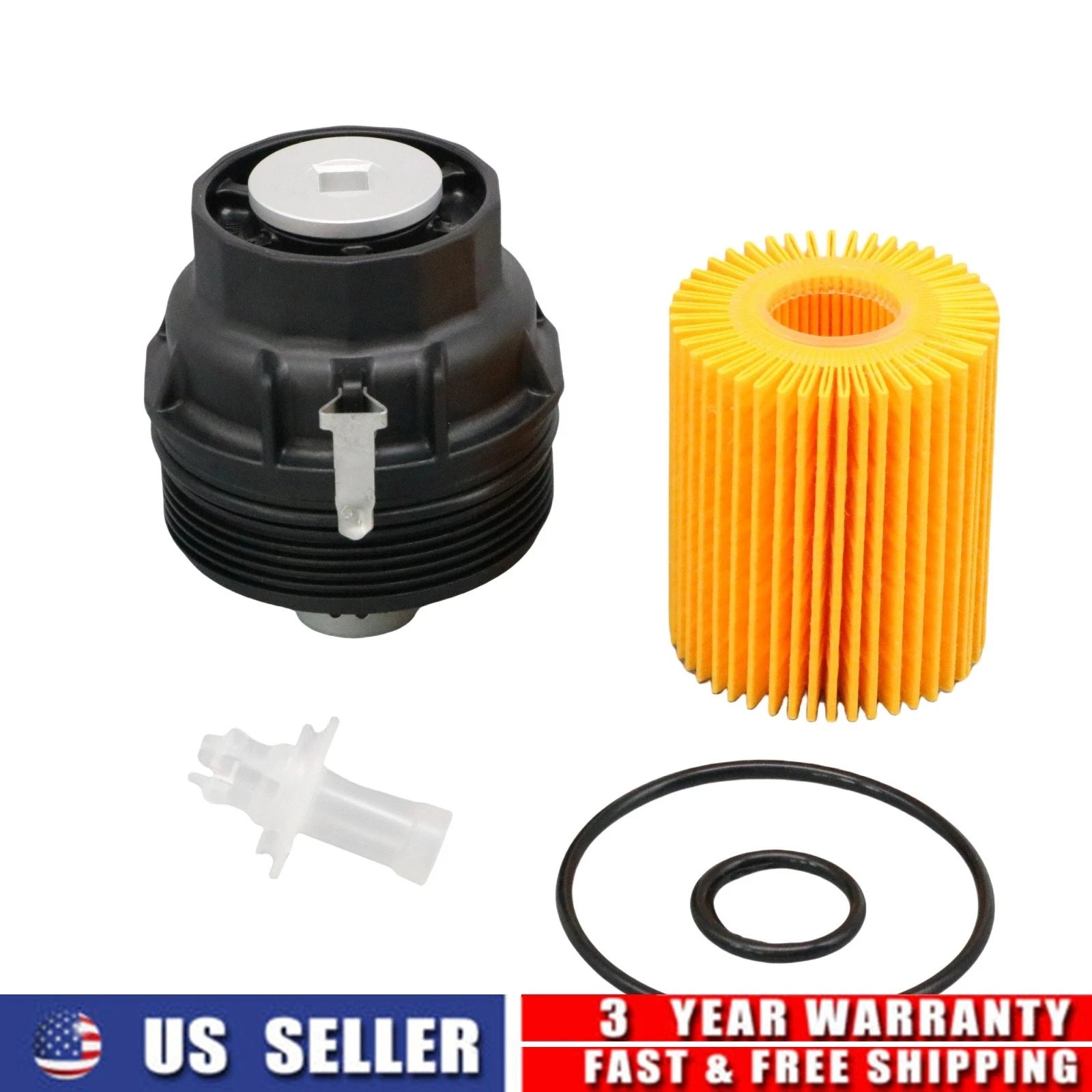 Engine Oil w/ Filter Cap Kit for Lexus LS460 GS450H IS350 GS350 (2007–2017)