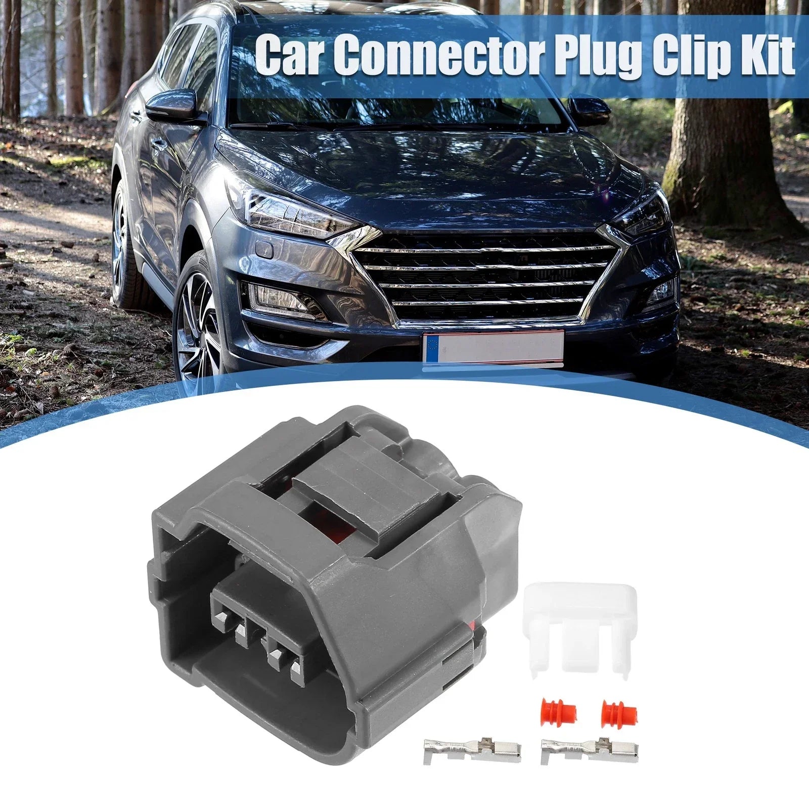 2 x Fuel Injector Connector Adapter Plug Kit for Hyundai