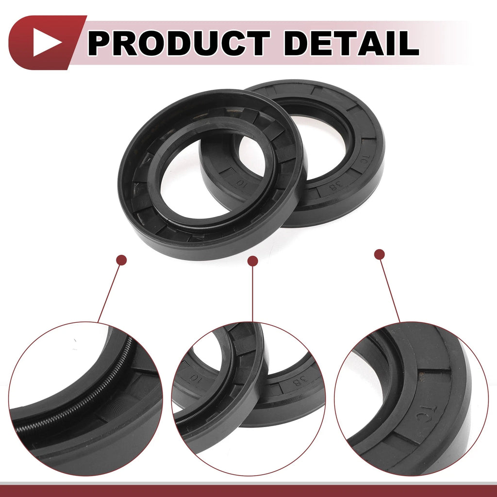 Set of 5 Rotary Shaft Oil Seals for Various Models (38x62x10mm)