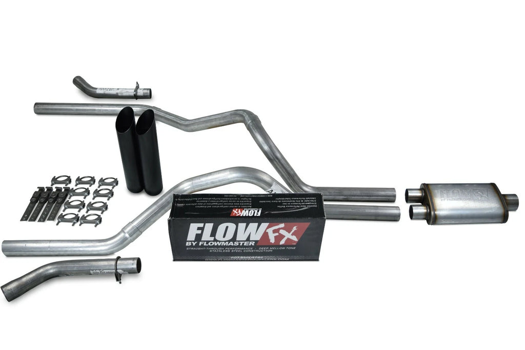 2.5" Dual Exhaust Kit for Dodge Ram 1500 (2009–2018) Black Tip