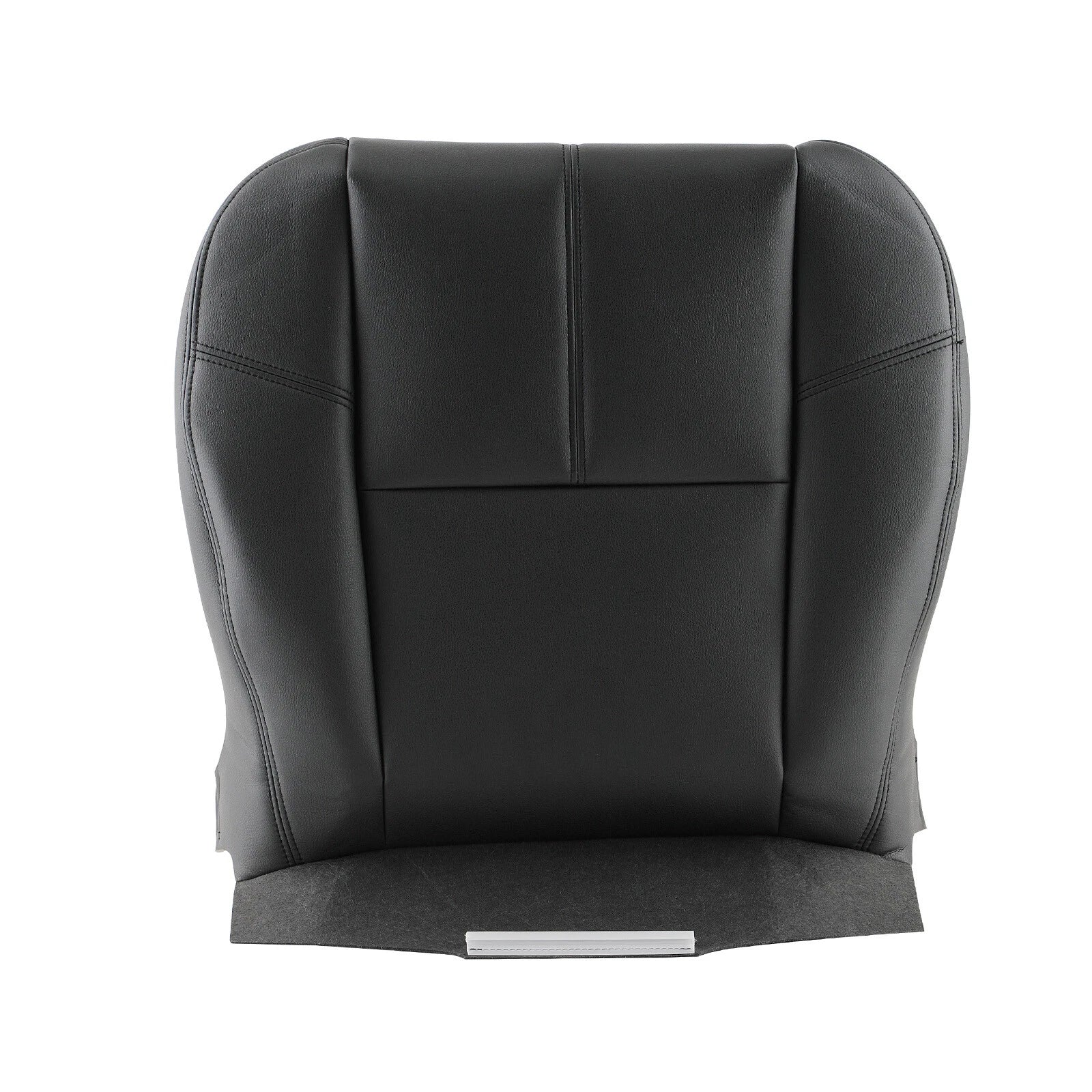 Set of 2 Leather Seat Covers for Chevy Silverado (2007–2014) Black