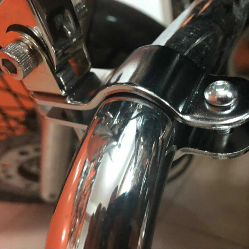 2X Adjustable Bull Bar Clamp Foglight Chrome Bracket for Motorcycle (T9)