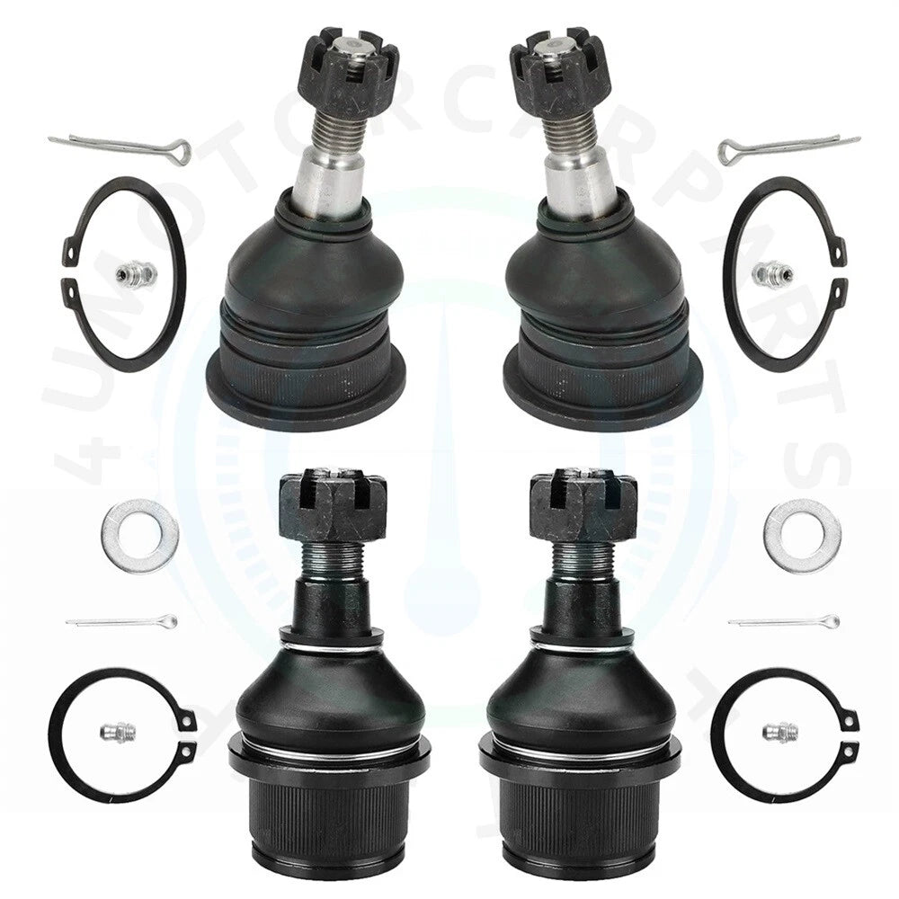 Set of 4 Front Lower Upper Ball Joints for Dodge Ram 2500 (2006–2013)