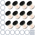 12X TP1015 Fuel Filter for Chevy GMC Diesel (2014–2021) 23304096 with Gaskets