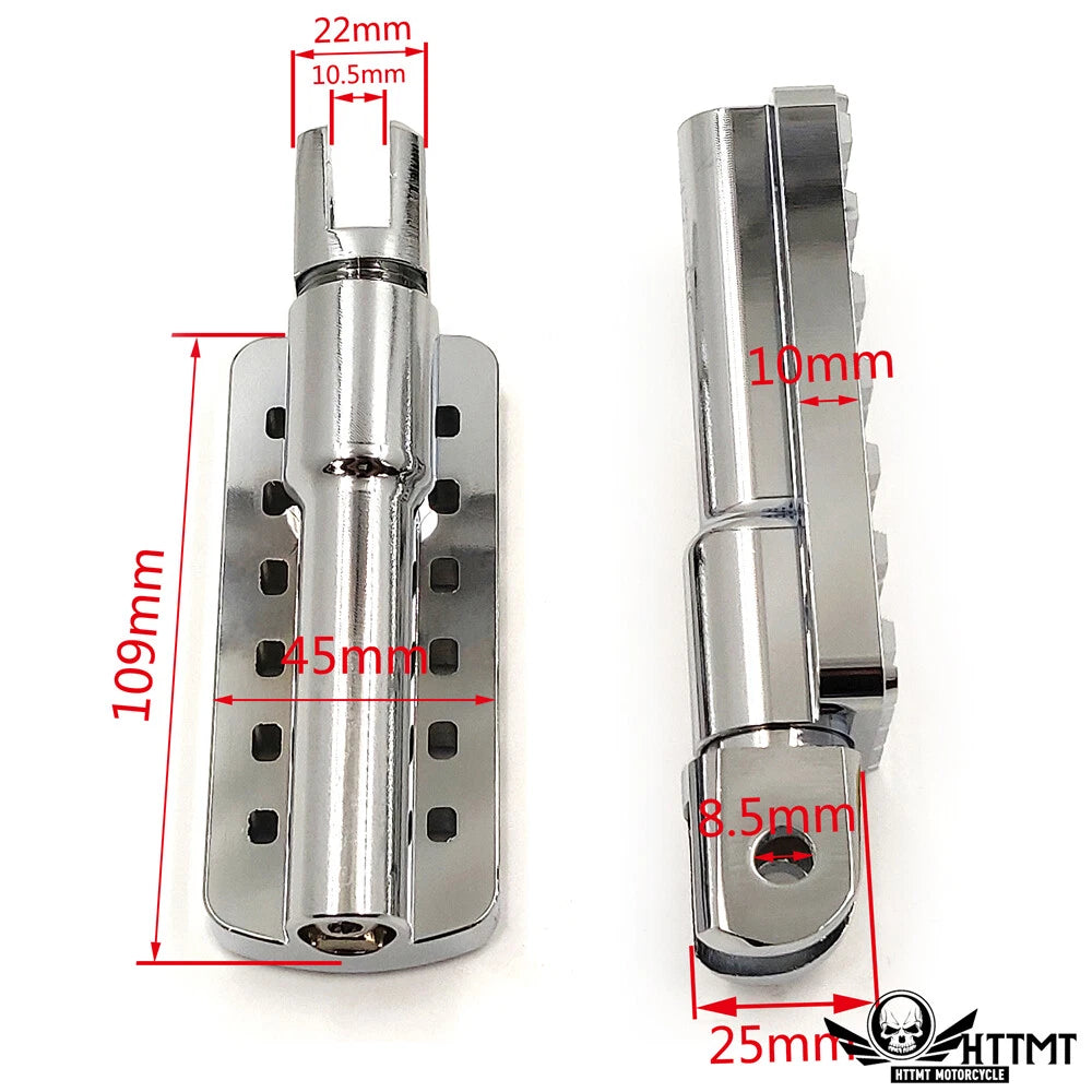 CNC Racing Dominator Cut Footpeg for Harley FXBB FXBR FXBRS FXLR (2018–2019)
