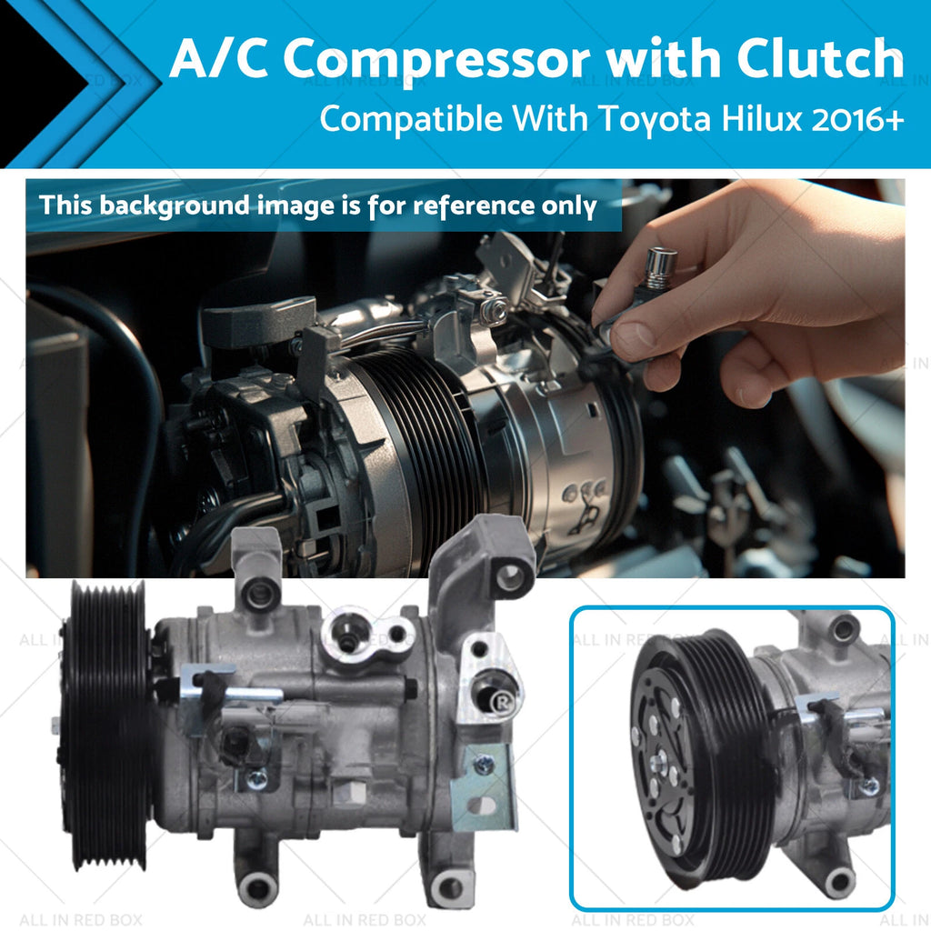 A/C Compressor 10SRE11C with Clutch for Toyota Hilux (2016–2023) 883200K520