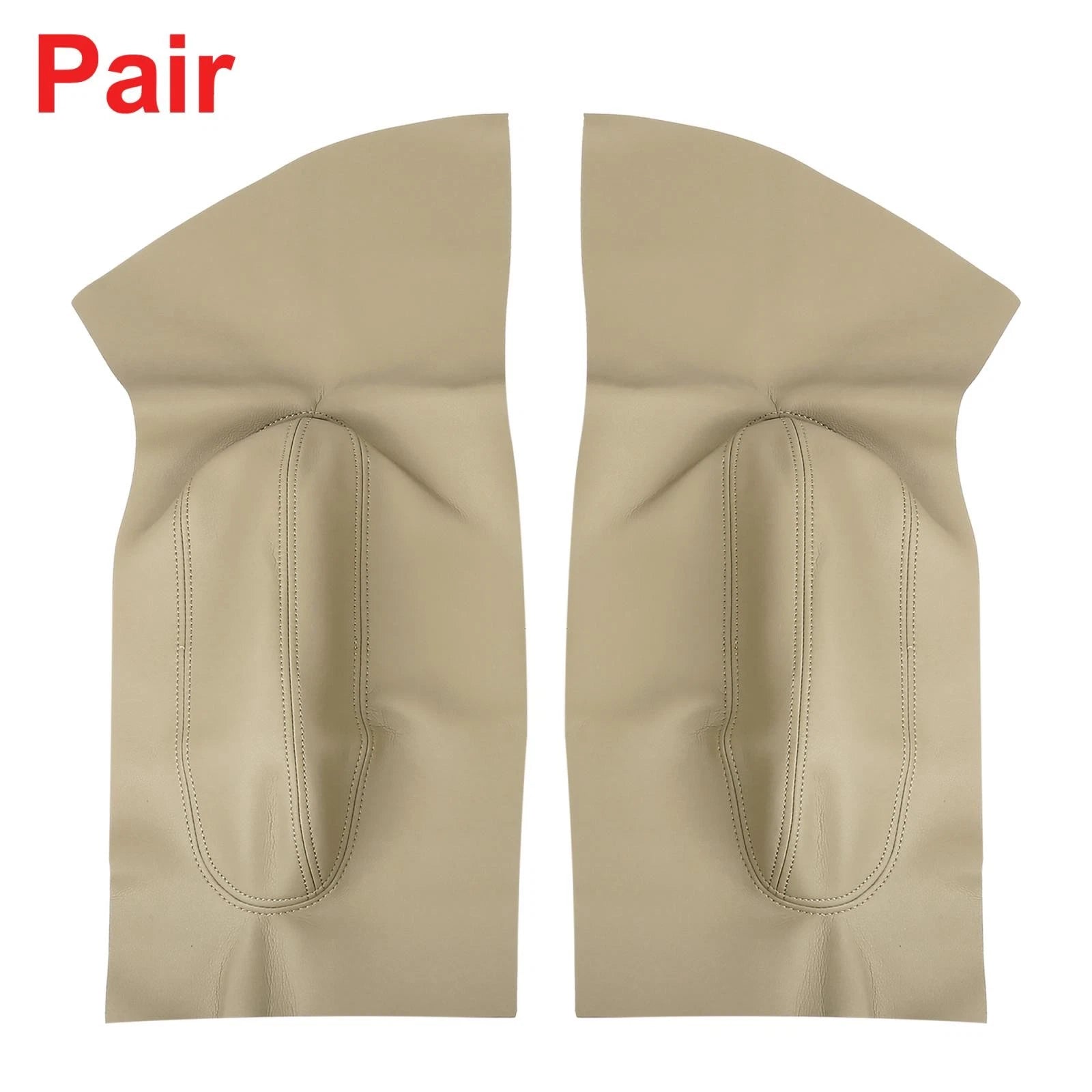 Armrest Cover Pair for Volkswagen Beetle (2012–2019) - Beige Microfiber Leather