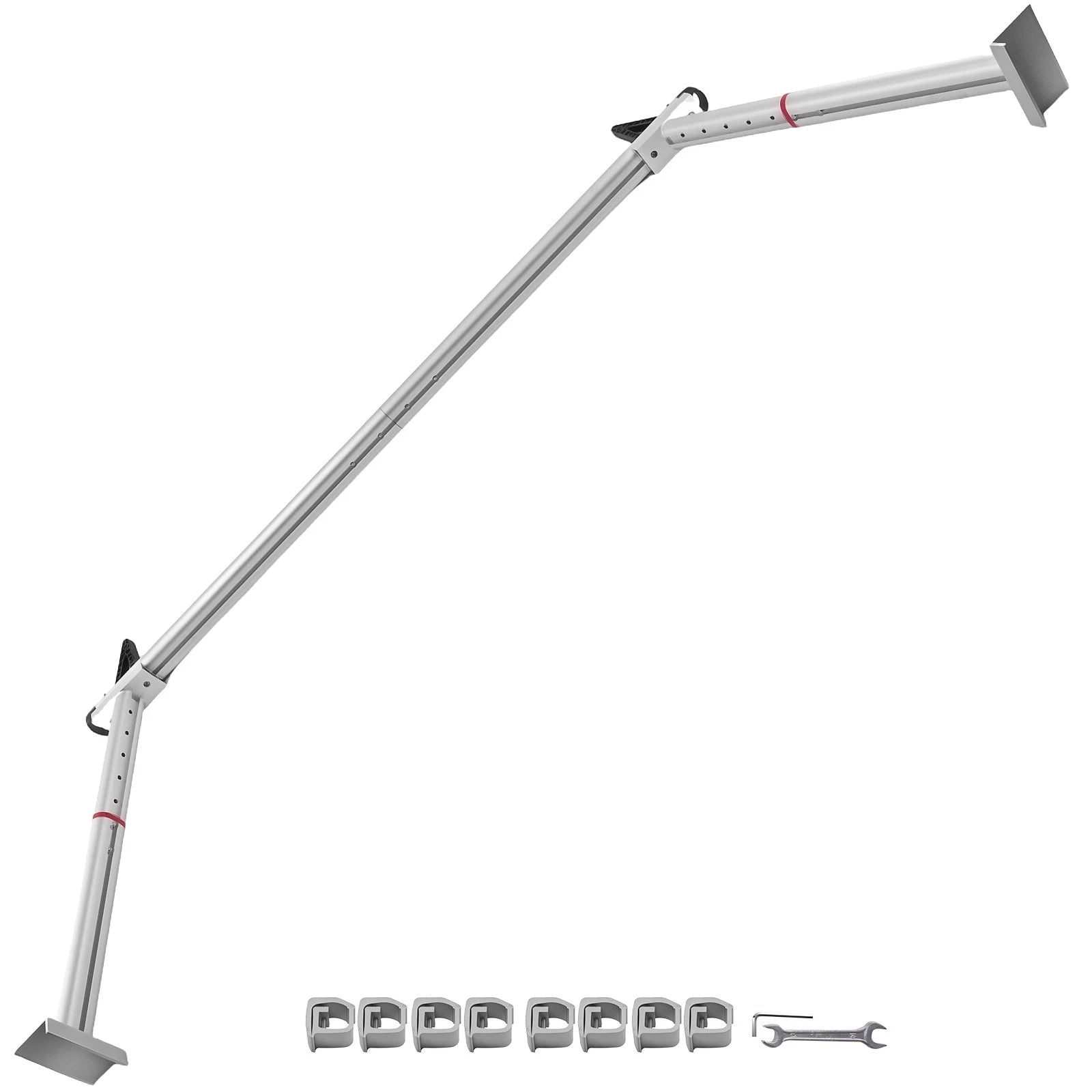 2Pcs Adjustable Aluminum Truck Bed Ladder Rack for