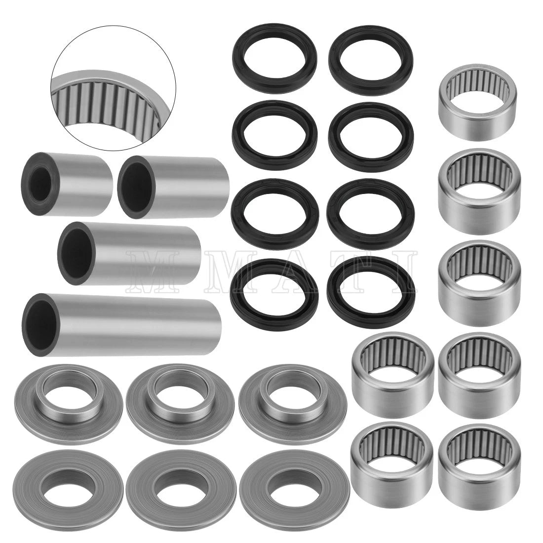 Swingarm Linkage Bearing Seal Kit for Arctic Cat Kawasaki 400 92026-S105 3406-096