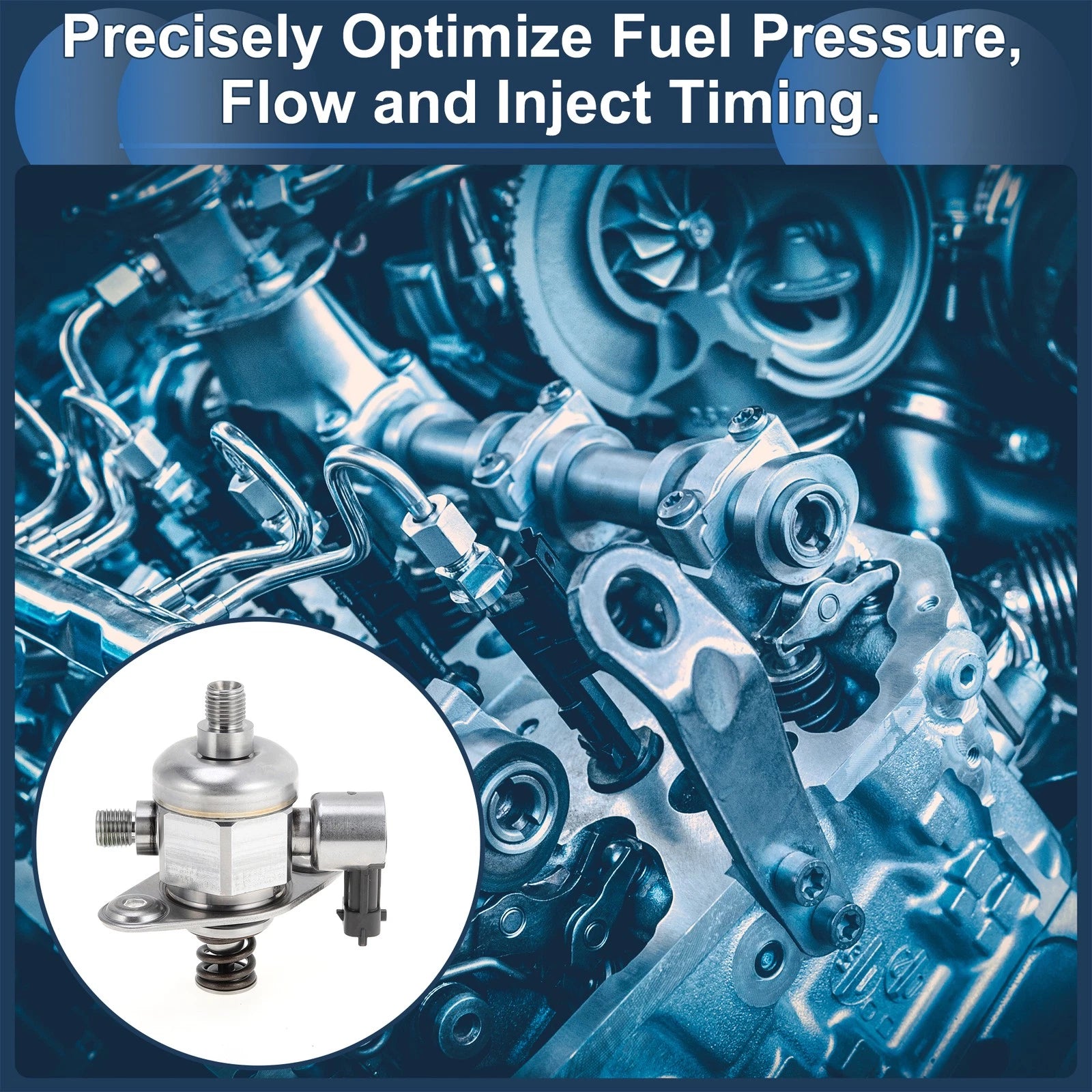 High Pressure Fuel Pump for Chevy Camaro, Traverse (No. 0261520301)
